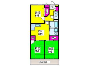 ベルメゾン御陵の物件間取画像